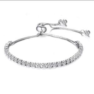 Princess White Swarovski Elements Bracelet